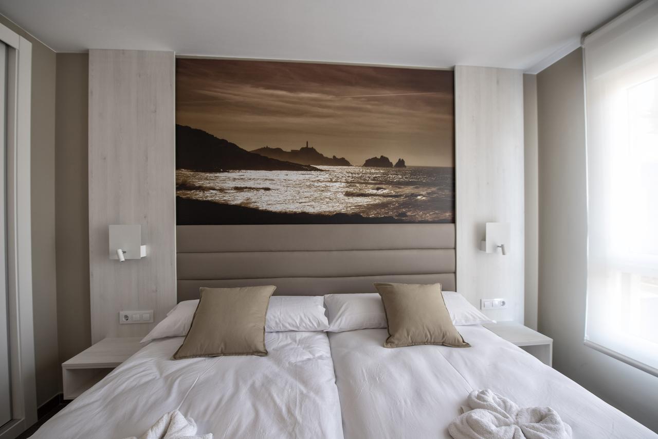 Apartamentos Vida Mar De Laxe Bagian luar foto